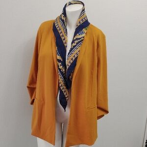 Fashion Nova The Celine Blazer 🧡Mustard 🍁 NWT